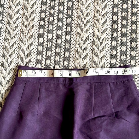 NWOT Vintage High-Rise Pencil Skirt (Purple) - Picture 6 of 9